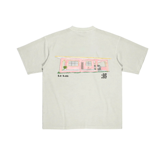 Bad Bunny Merch - DTFM White La Casita T-Shirt