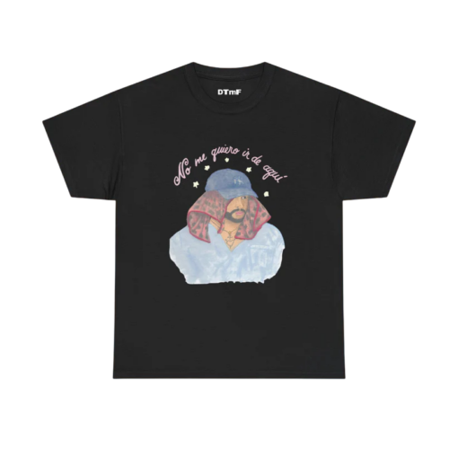 DTMF Merch – No Me Quiro Black Tee