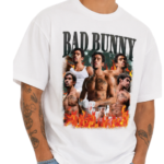 Concert Super Hot 2026 DTNK0107 Bad Bunny T-Shirts - Image 4