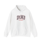 DTMF Merch – Red White Embroidery Hoodie